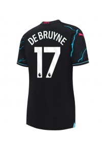 Manchester City Kevin De Bruyne #17 Fotballdrakt Tredje Klær Dame 2023-24 Korte ermer